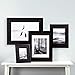 Gallery Solutions 12FW1667 Picture Frame, 8 inches x 10 inches, Black/Black
