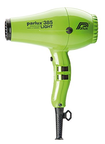 Parlux 385 Powerlight Professional Ionic and Ceramic Hair Dryer, 2150 Watts (GREEN)