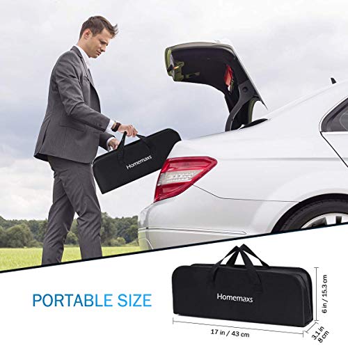 image for Homemaxs Grill Tools，BBQ Tools Set 5pcs with Case for Men, Stainless