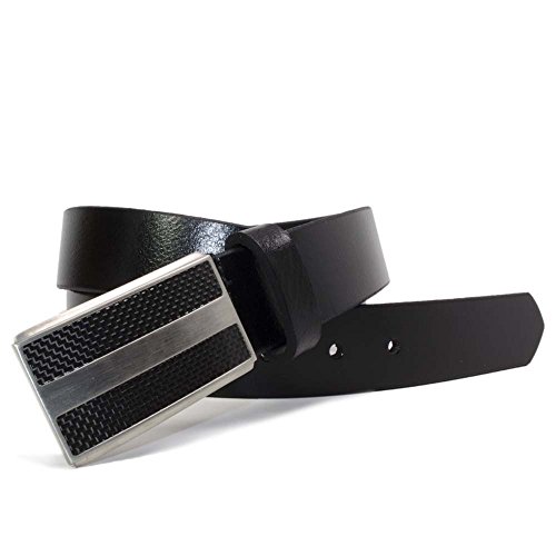 Nickel Free Titanium-Carbon Fiber Belt, Black 36"