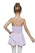 MdnMd Camisole Skirted Leotard For Girls by (Tag 130) Age 6-8, Lilac Purple