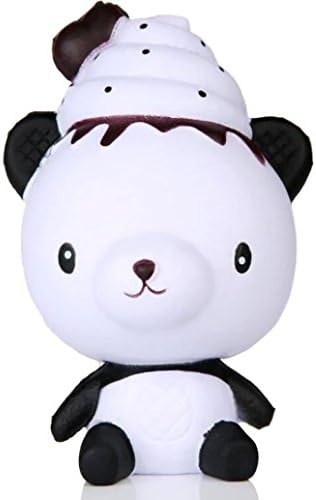Beckay Stress Reliever Exquisite Fun Q Poo Panda Scented Squishy Charm Slow Rising 13cm Simulation Toy