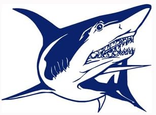 Pegatina Shark Hunter Decal Angling Tackle Shop Hollow Sticker Fish Fishing Boat Car Window Vinyl Decal Funny Poster 40x55cm