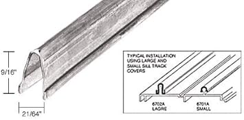 Large Sill Track Cover 96 In Long Screen Door Hardware