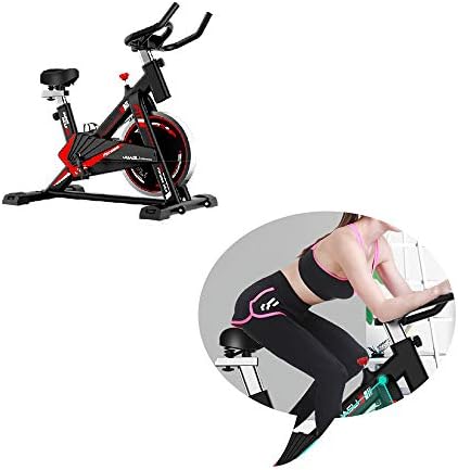 スピンバイク フィットネスバイク アルミ合金事務所ノンスリップペダル 効果的に下腹部および