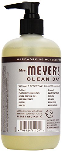 Mrs. Meyer's Clean Day Liquid Hand Soap, Lavender, 12.5 Ounce Bottle