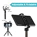 Viixm Selfie Stick Tripod, All in 1 Portable Extendable Selfie Stick with Detachable Wireless Remote & 1 Spare Battery, Aluminum Alloy Rod, Non Skid Tripod Feet. Suitable for Apple & Android Devices