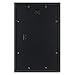 ONE WALL 11x17 Picture Frame, Tempered Glass Black Photo Poster Frame, Wall Mounting Material Included