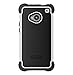 Ballistic SG1134-A085 SG Case for HTC One Aka M7 - 1 Pack - Retail Packaging - Black/White