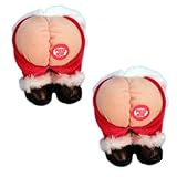 (Set Of 2) Santa Butt Musical Farting 5