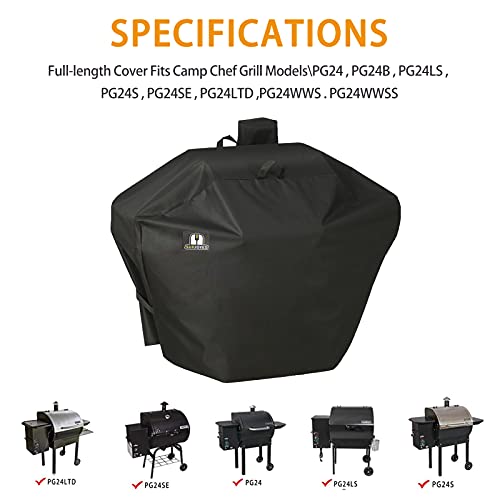 SUPJOYES Grill Cover for Camp Chef DLX 24, SmokePro 24, PG24, SG24