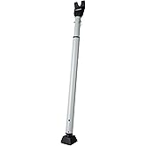 BRINKS Door Security Bar - Adjustable Brinks Door Security Bar for Travel, School, Dorm and Home - Door Jammer for Hinged Doors and Sliding Door Security &ndash; Silver