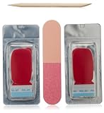 Sally Hansen Salon Insta Gel Strips, Red My Lips, 16 Polish Strips