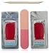 Sally Hansen Salon Insta Gel Strips, Red My Lips, 16 Polish Strips