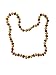 UMAI Unpolished Baltic Amber Adult Necklace- Milk + Honey - 18 inches Long - Anti-inflammatory - Natural Pain Relief for Carpel Tunnel, Arthritis, Sinus Pressure, Headaches and Migraines