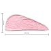 SOFTOWN Microfiber Hair Drying Towel Super Absorbent head hat for Women with Long Hair, Pink, 1 Pack, 11 x 28 inch