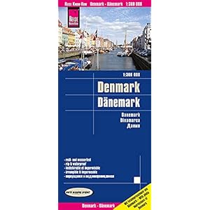 Reise Know-How Landkarte Dänemark / Denmark (1:300.000): reiß- und wasserfest (world mapping project) Landkaart – Gevouwen Kaart, 17 augustus 2020