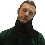 See You Always Travel Pillow Soft Neck Support Wrap around Travel Neck Pillow Lightweight Airplane Pillow Easy to Carry and Machine Washable - Black