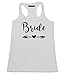 Promotion & Beyond Wedding Tribal Bride Women's Tank Top, M, White
