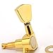 Musiclily 3R3L Sealed Guitar Tuner Tuning Pegs Machine Heads for LP Les Paul Electric or Acoustic Guitar, Gold Keystone Button