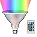 PAR38 LED Light Bulb ,20W LED Flood Light Outdoor/ Indoor,Dimmable RGB Color Changing Spotlight with Remote Control, Waterproof Spotlights for Living Room Garden Christmas Party Decoration