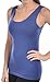 Body Beautiful Women's Seamless Tank Top with Built-In Bra