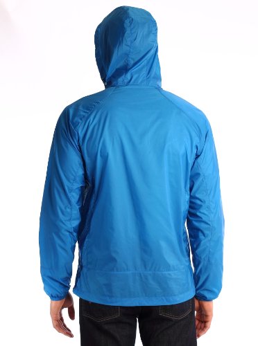 Noble Mount Men's Active Air-Weight Windbreaker Packable Jacket - Blue - Medium - Thumbnail 4