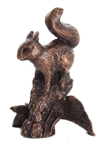 Butler & Peach - Solid Bronze Miniature Red Squirrel