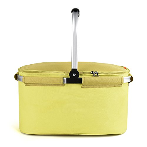 Insulated Picnic Basket Cooler Bag 22L for Camping BBQ Outdoor Sports - Thumbnail 5
