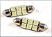 Classy Autos 36mm Festoon 6 LEDs SMD LED Bulb White for 3021 DE3021 6411 6413 6418 DE3423 DE3425 Replacement (A Pair)