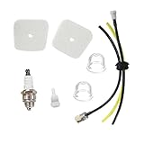 Podoy SRM2100 Parts for Echo SRM210 GT200R GT-200i GT-200R PE-200 PPF-210 PPF-211 SRM-210 SRM-210i SRM-210U SRM-211 with Air Filter Spark Plug Primer Bulb