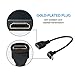 Mini HDMI Cable, VANDESAIL Right Angled (90/270 Degree) Mini HDMI to HDMI Cable Adapter Male to Female Gold Plated 1080P