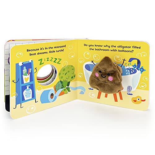 Poop! - Funny Finger Puppet Board Book Encouraging Potty Training, Ages 1-4 (Children's Interactive Finger Puppet Board Book)
