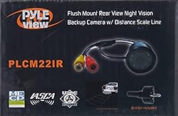 Pyle Flush Mount Rear View Camera - Marine Grade