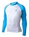 Men's Long & Short Sleeve Rashguard Performance UV Sun Protection UPF 50+ Swim Surf Tee