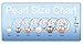 14K Yellow Gold Multi-Size High Luster White Freshwater Cultured Pearl Endless Rope Necklace, 64