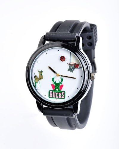 NBA Milwaukee Bucks Shooting Ball Black Watch and Band