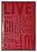 MCS 100 Pocket Big Max Embossed Live Laugh Love Album, Red