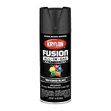 Krylon K02776007 Fusion All-in-One Spray Paint, Black