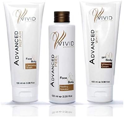 Vivid Essentials Advanced Peel & Luminescence Whitening Body Cream Set - NEW!!