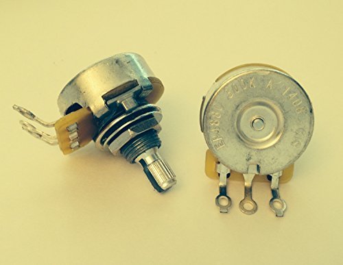 1X CTS 300K SHORT Split Shaft Audio Taper Potentiometer