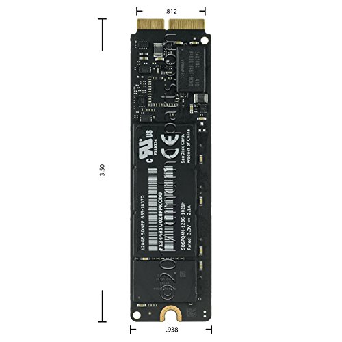 (661-8134, 661-8135) 128GB Solid State Drive - Apple MacBook Pro Retina 13" A1502 / 15" A1398 (Late 2013, Mid 2014)