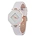 Corgy Women Fashion Synthetic Leather Band Lozenge Analog Quartz Wrist Watch Bracelet Bangle Wrist Watches