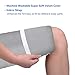 Boncare® Large Heating Pad for Back Pain Relief and Cramps with Auto Shut Off & 4 Temperature Settings, Fast Heat up Instant Comfort and Ultra Soft Velvet Plush Machine Washable (Gray, 11