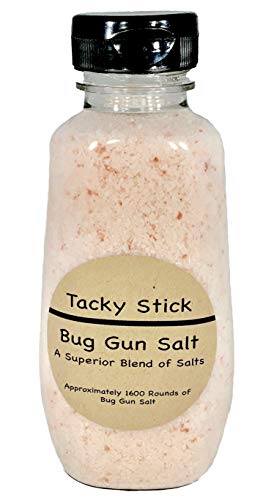 Tacky Stick Bug Gun Salt - 1,600 Rounds of Our Premium Blend of Bug Gun Salts - Kills Bigger Bugs - Kills Flies On First Shot
