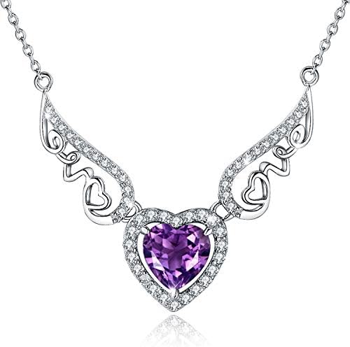 925 Sterling Silver Engraved Love Heart Pendant Necklace Jewelry for Women Mom Girlfriend Wife Sister