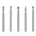 10pcs 1/8 Inch High Speed Rotary File Burrs Bit Set Wood Carving Rasps for Dremel Handmade DIY Carving Electric Grinding Polishing Carved Milling Cutter Head