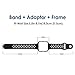 Fitbit Blaze Bands with Frame, Simpeak Soft Silicone Sports Band Strap with Metal Frame for Fit bit Blaze Women Men, Small & Large (5.5
