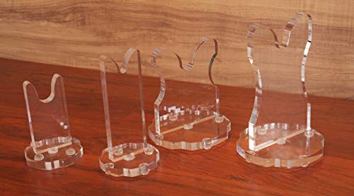 Elegant premium acrylic plastic display stand for guns rifles pistols swords