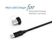 Aasama Quick Charge 3.0 Wall Charger Adapter with 3 Feet Micro USB Cable for Samsung HTC Blackberry Sony and More (Black)